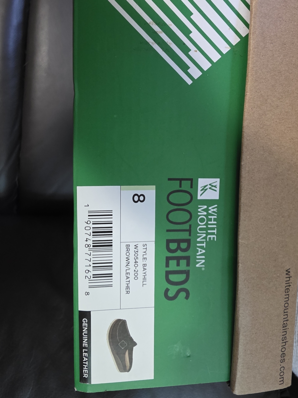 White Mountain Footbeds Clog - Green/Brown